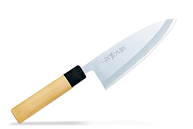 燕三条製包丁の【藤次郎オンラインショップ】 / 藤次郎 白紙鋼 出刃 165mm