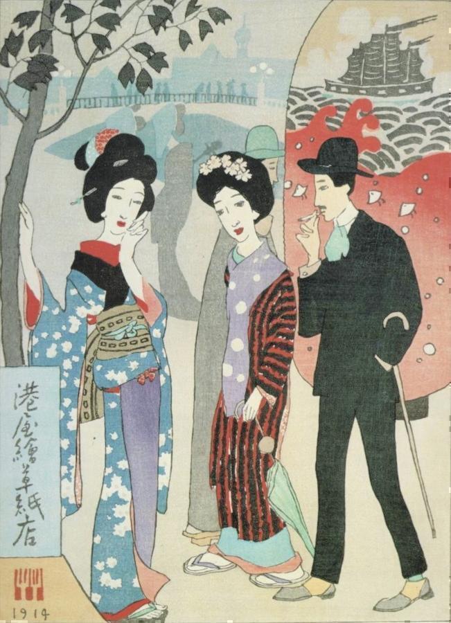 竹久夢二・港屋絵草紙店 by 隅田の花火 | 中央区観光協会特派員ブログ