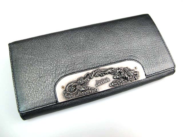 Jean Paul GAULTIER ドラゴンメタルプレート長財布 ジャンポール