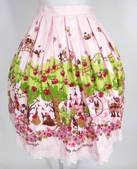 BABY, THE STARS SHINE BRIGHT / 白雪姫プリントスカート