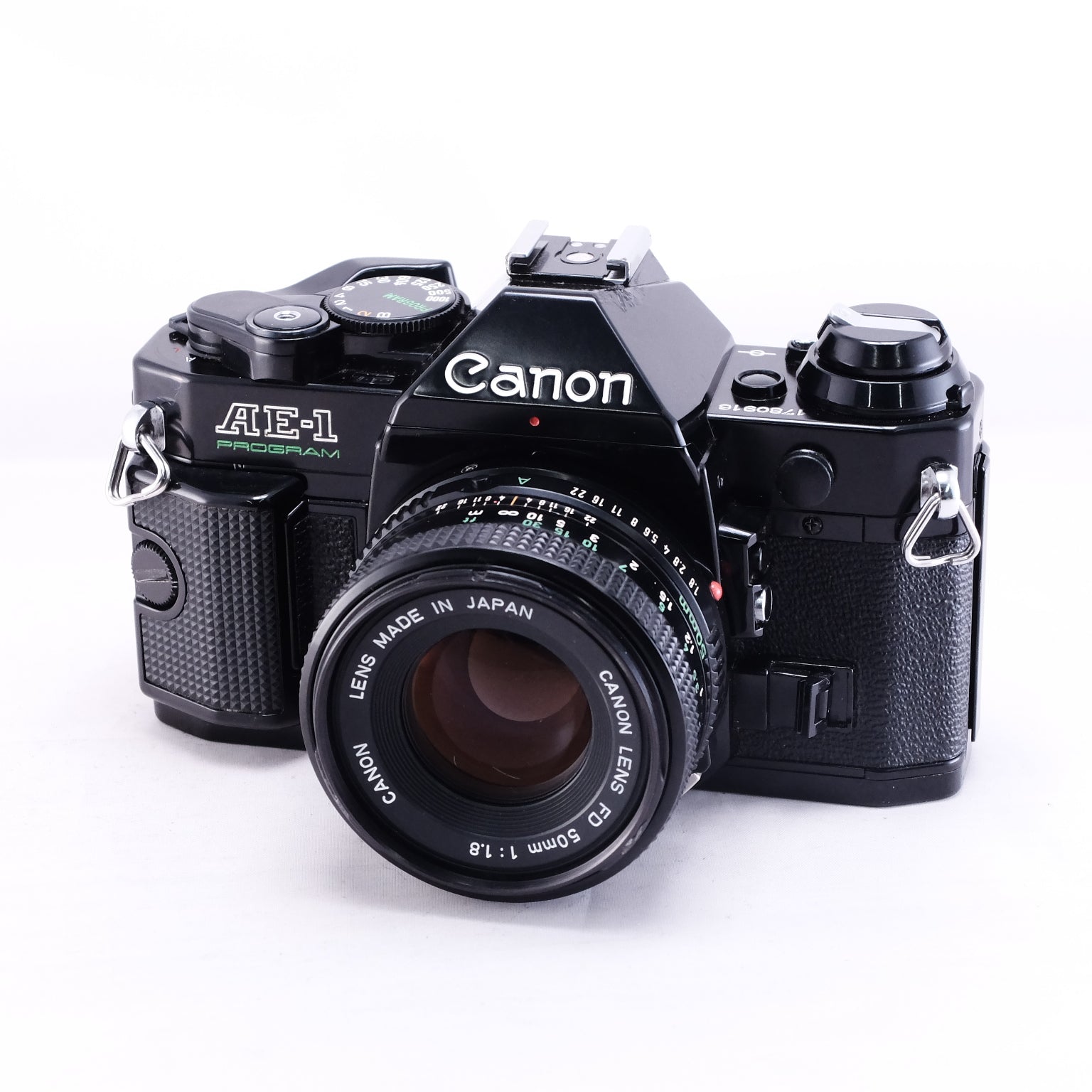 Canon AE-1 PROGRAM (Black) + New FD 50mm F1.8 – 東京CAMERA