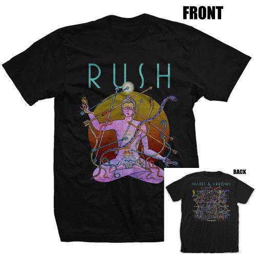 RUSH】ロックTシャツ メンズ バンドTシャツ メンズ RUSH POWER WINDOWS