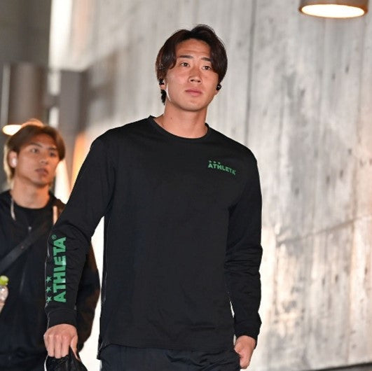 東京ヴェルディ×ATHLETA ロンT ブラック Oサイズ 東京ヴェルディ