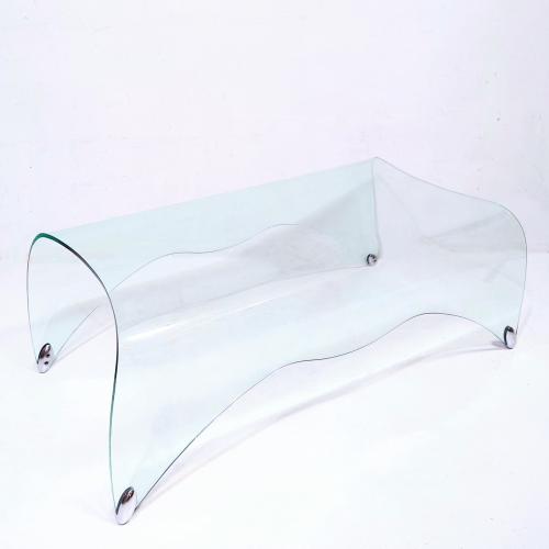 フィアム・イタリア【Fiam Italia】ガラスコーヒーテーブル/希少モデル