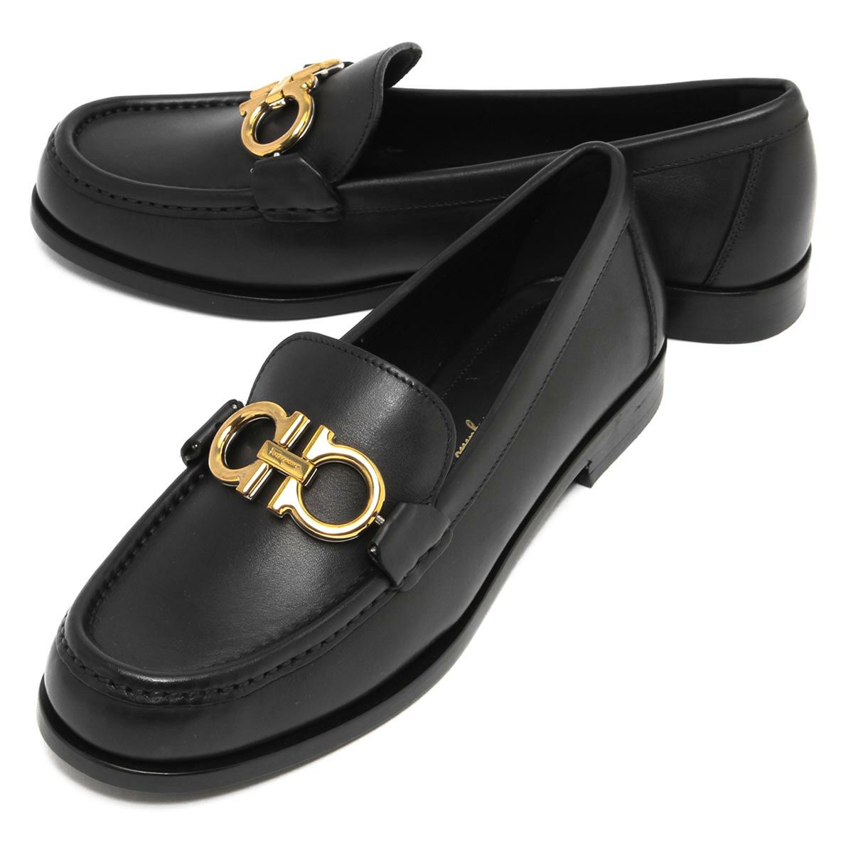 フェラガモ ヒールローファー2025SS UK5 フェラガモ ヒールローファー