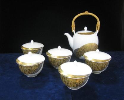 ノリタケ ダイヤモンドコレクション 金閣銀閣 茶器揃 - 土岐陶器本店