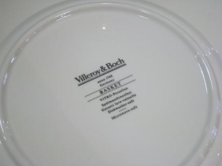 ビレロイ＆ボッホ Villeroy&Boch バスケット ケーキ皿 - 土岐陶器本店