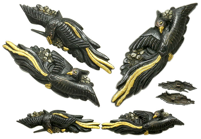 日本刀の目貫・花喰い鳥｜日本刀・刀剣販売専門・東京【十拳】