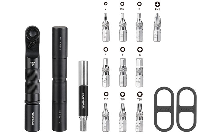 自転車携帯工具セット｜トピーク - RATCHET 'N ROLL ELITE