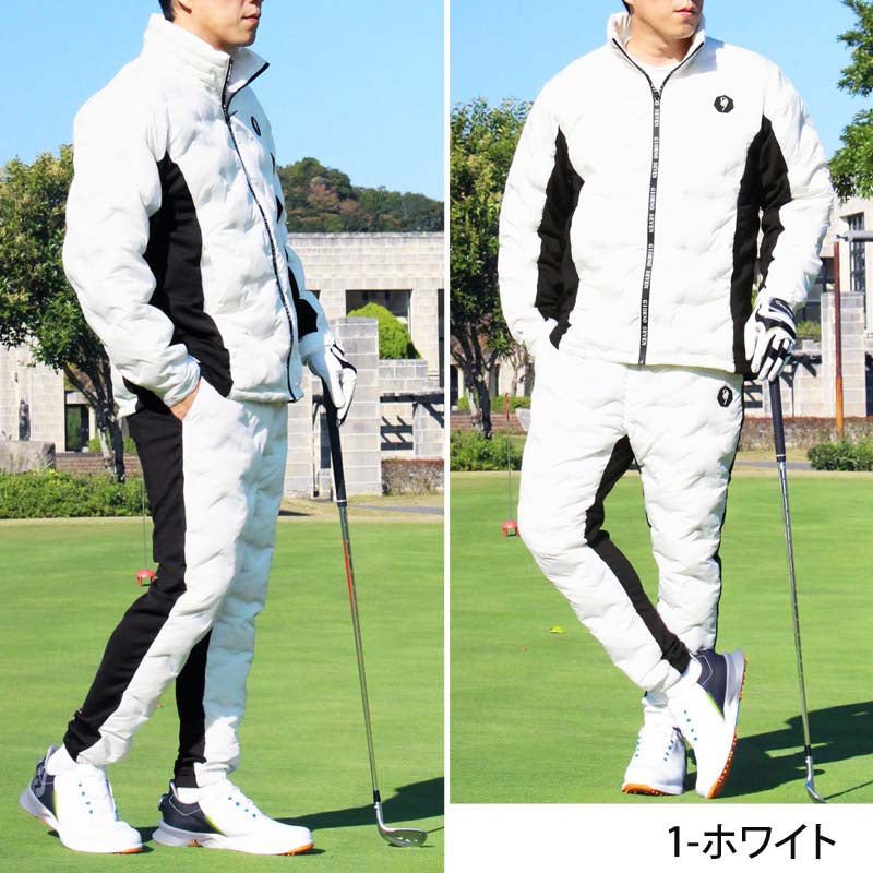 GIORNO SEVEN ジョルノセブン ゴルフダウン上下セットアップ メンズ