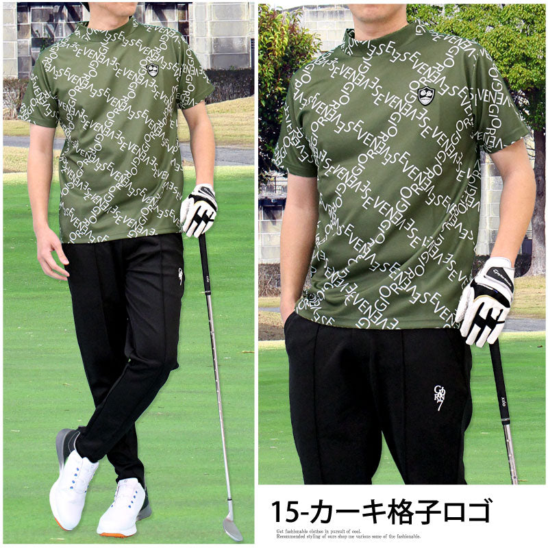 ゴルフウェア メンズ まとめ売り7枚 半袖 ポロシャツ ゴルフメンズ