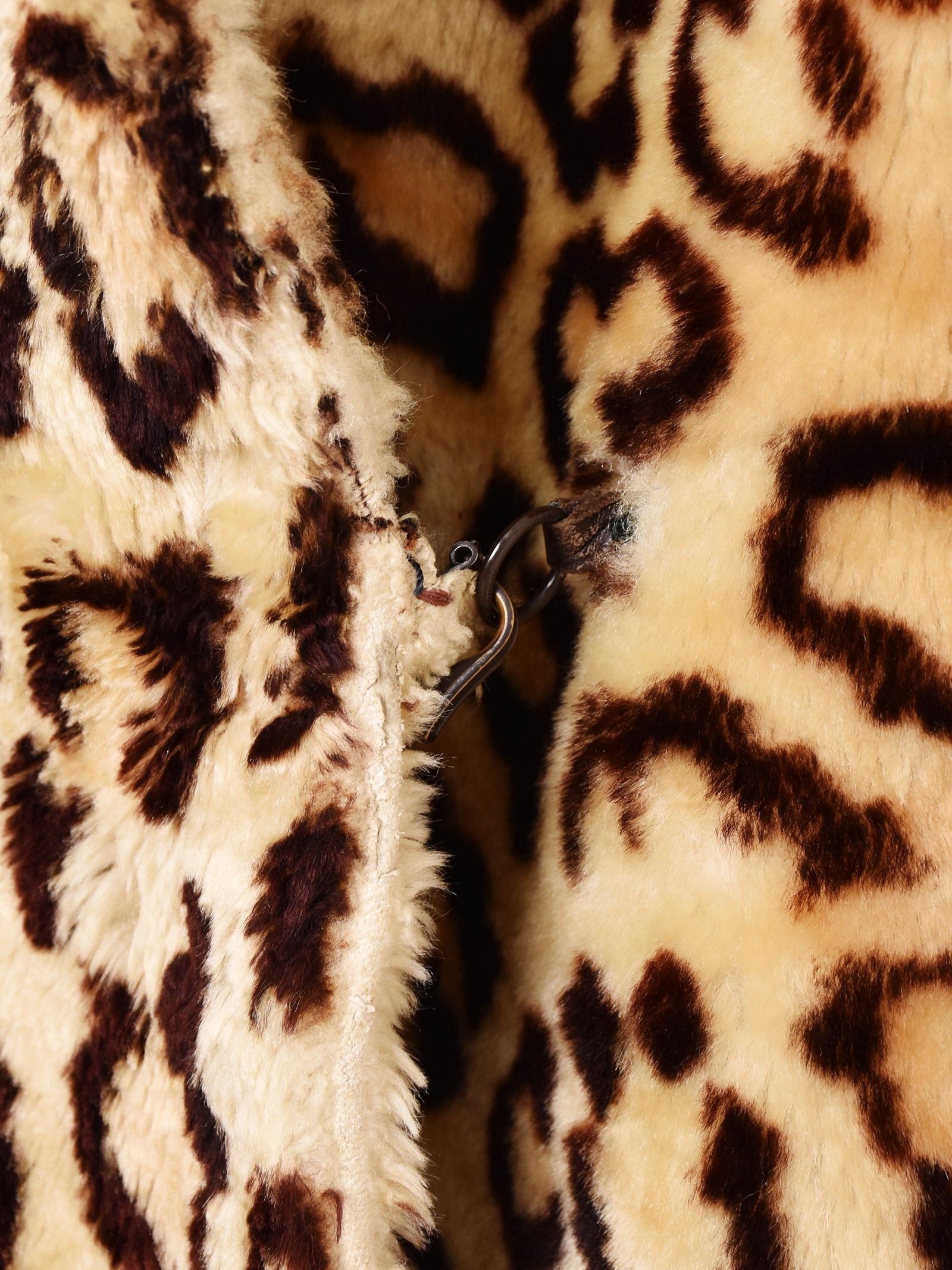 60's レオパード柄 フェイクファーコート – 古着屋Top of the Hillの