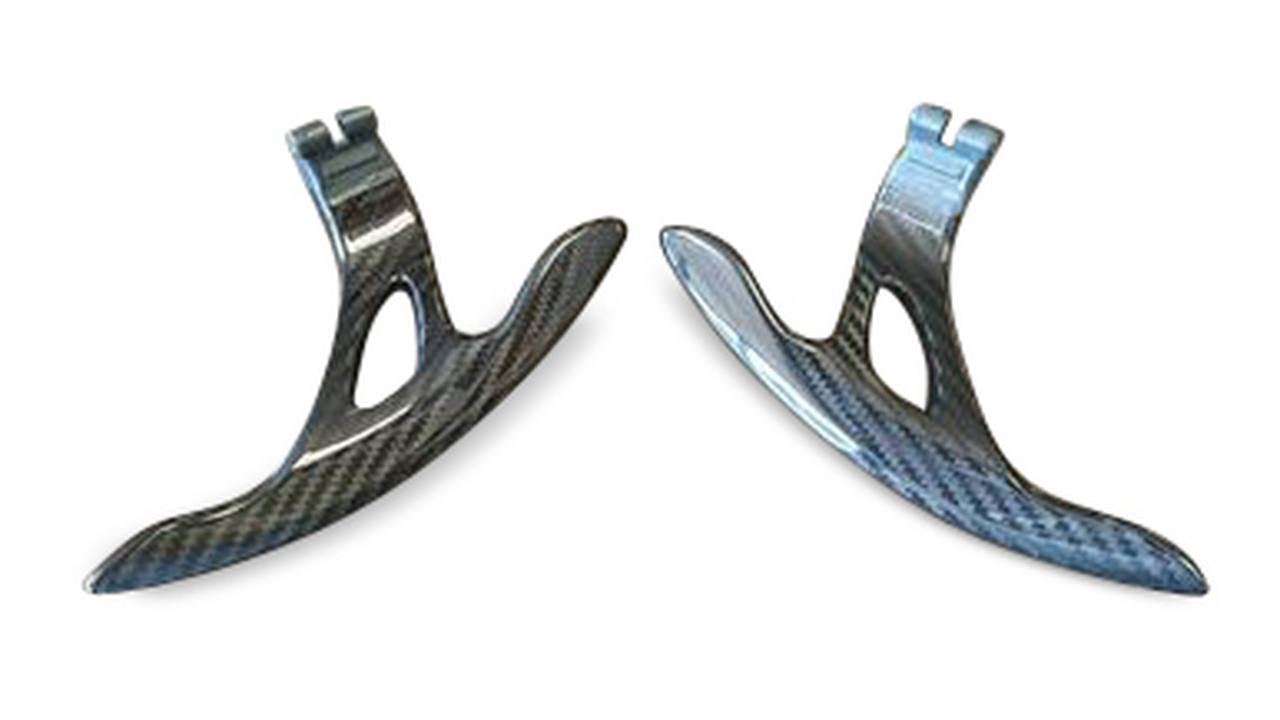 V36 日産スカイライン カーボン 3D プリント シフトパドル アセンブリ