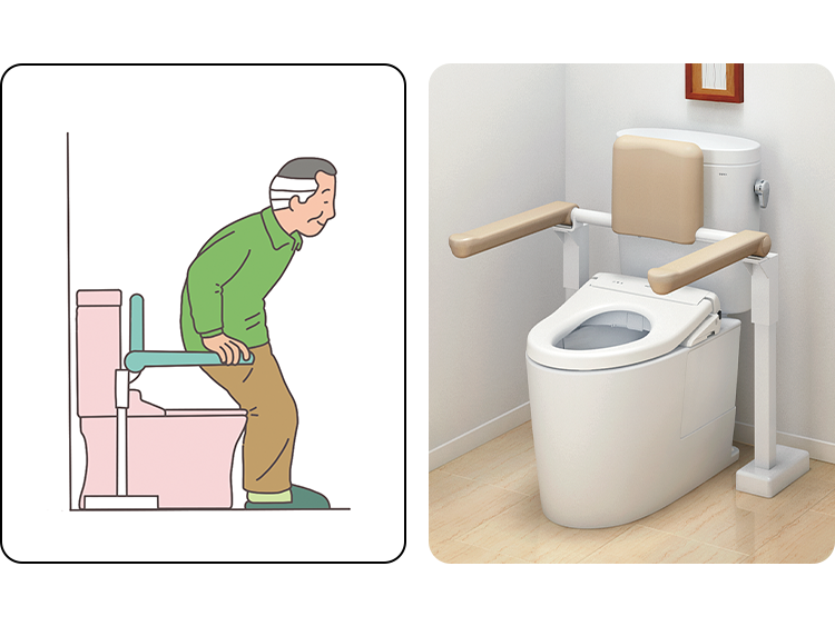 福祉機器（トイレ） | 福祉機器 | 商品情報 | TOTO株式会社