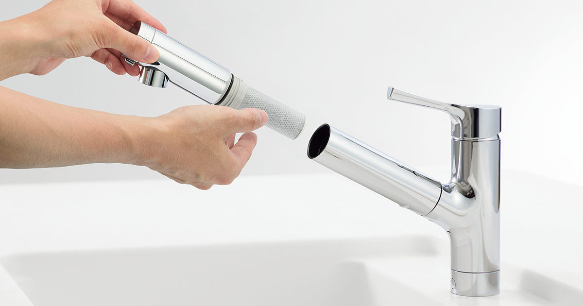 浄水機能付水栓（浄水カートリッジ内蔵形） | 水栓金具（キッチン