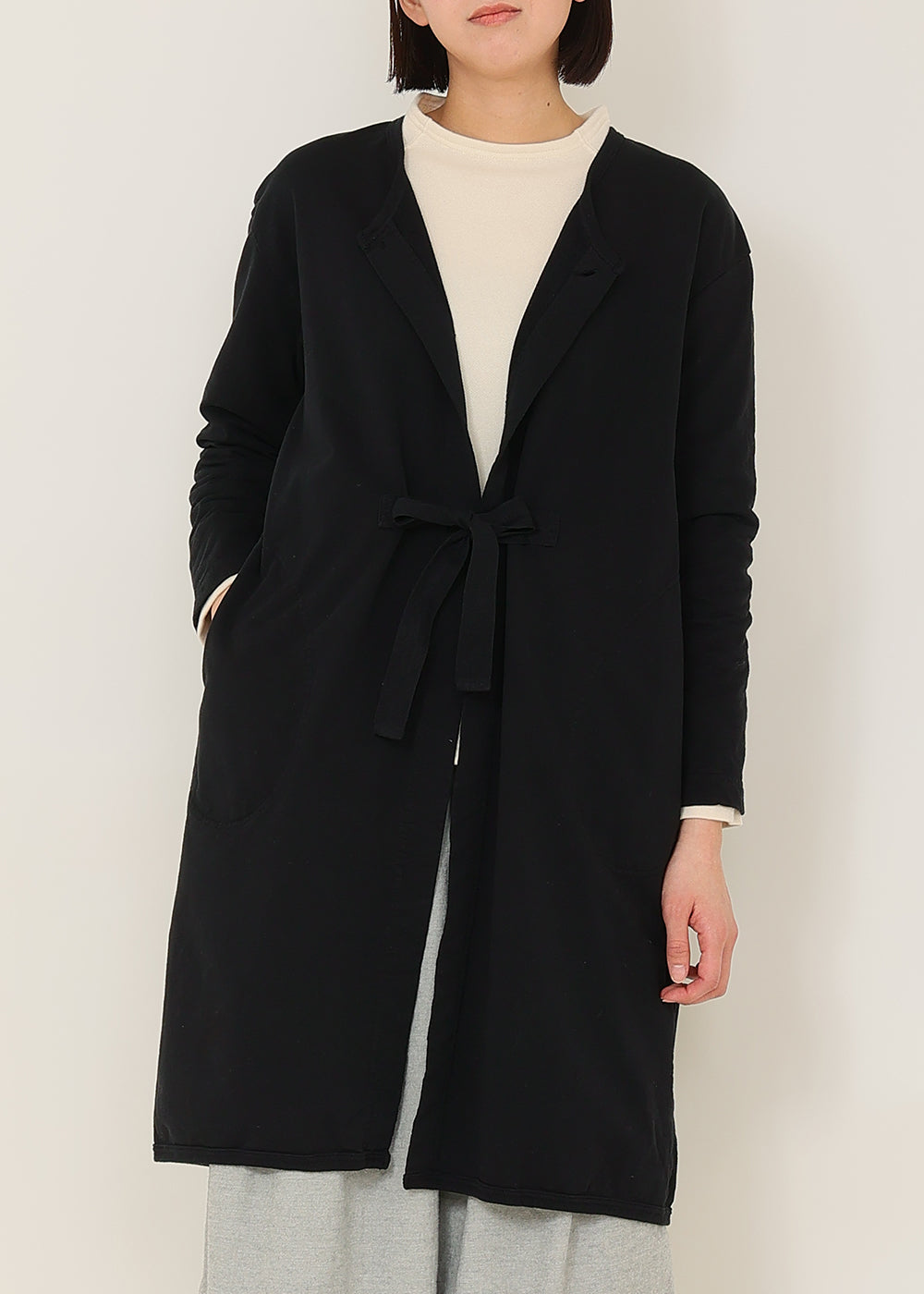 ハイゲージ裏毛 ロングカーデ│to touch