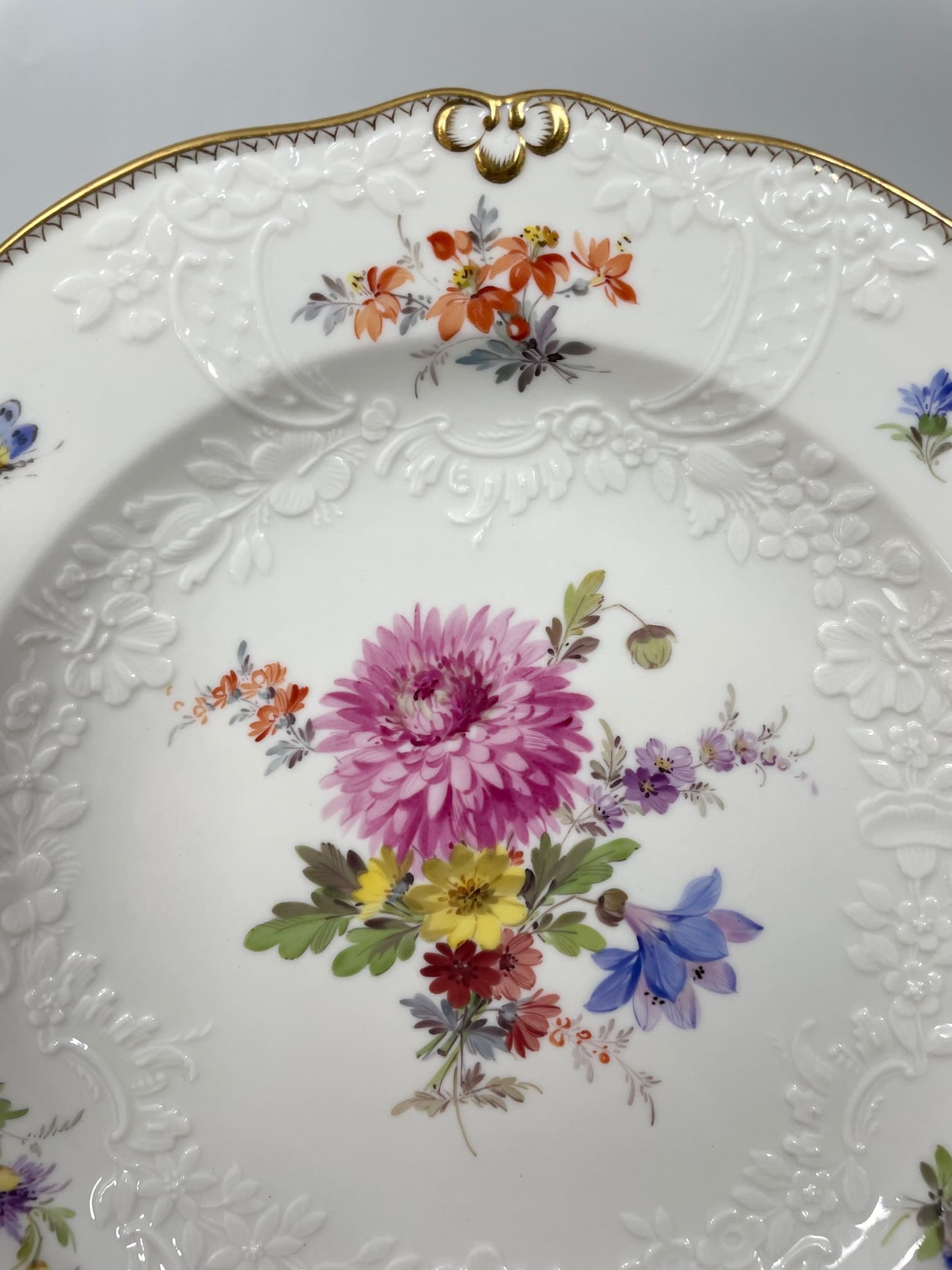 マイセン ノイマルセイユ 金彩プレート 6枚セット hpt474 - 陶夢