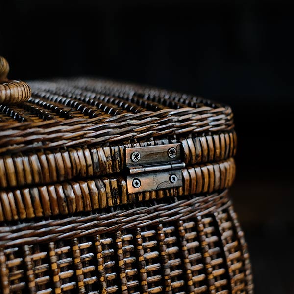 籐製のピクニックバスケット – zakka store towi