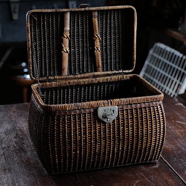 籐製のピクニックバスケット – zakka store towi