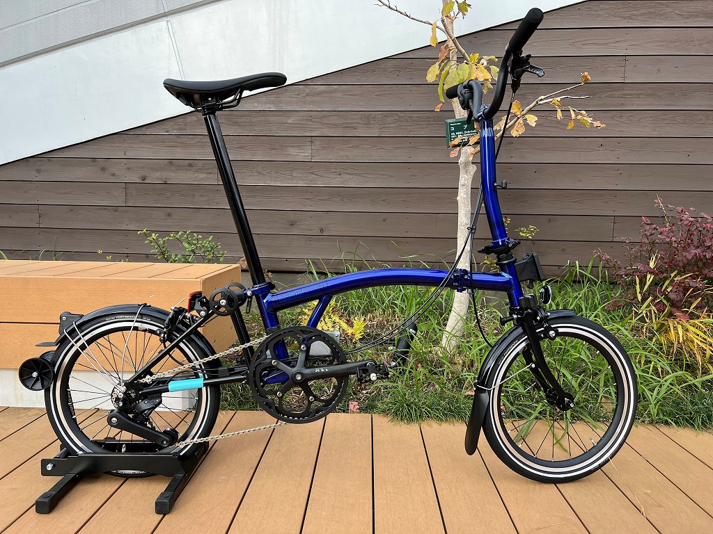 BROMPTON ブロンプトン S3L ブルー カスタム 購入時より室内保管のみ