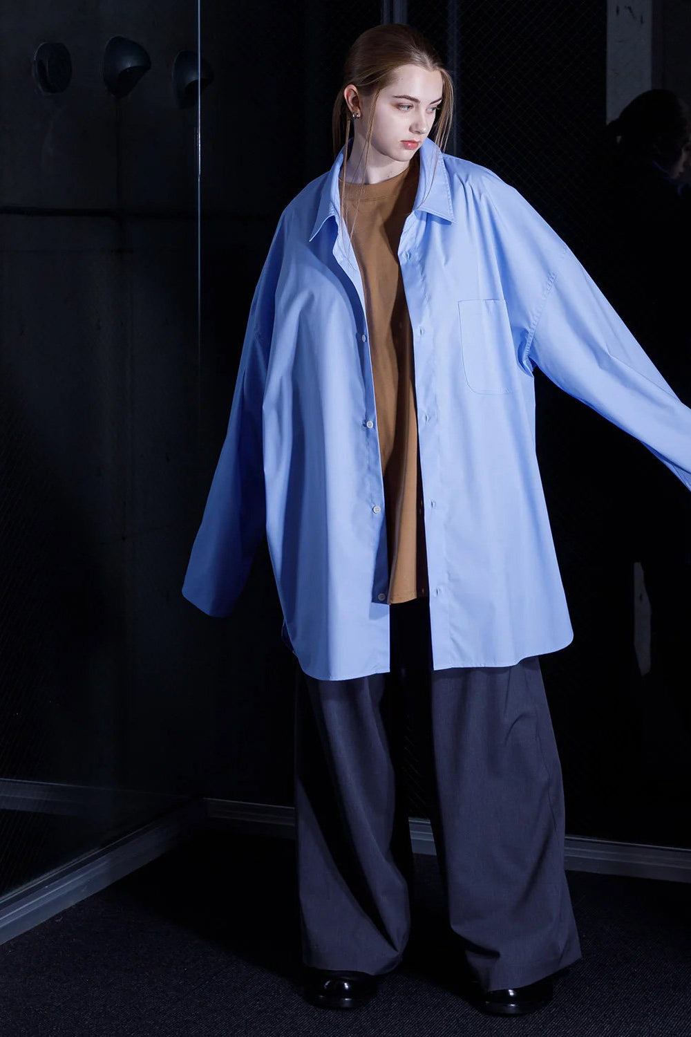 VOAAOV XXXXL SHIRT - SAX – TOYASIDO