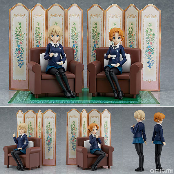 ガルパン】figma『ダージリン＆オレンジペコ セット』可動フィギュア