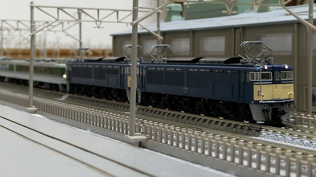 Nゲージ 1798 EF63と189系あさま | 豊四季車両基地