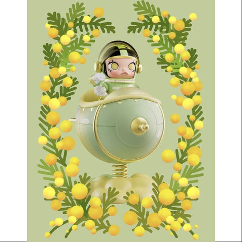 MEGA SPACE MOLLY 100% Blooming Series Golden Wattle 2025 Limited