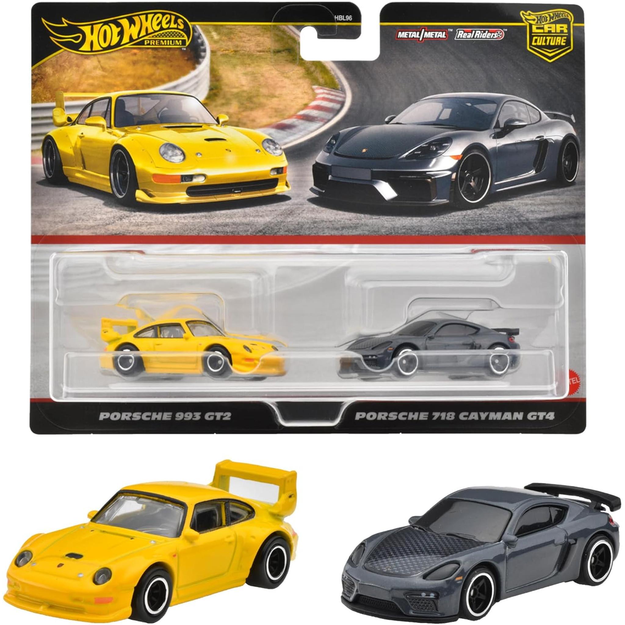 ホットウィール(Hot Wheels) プレミアム 2パック ポルシェ 993 GT2