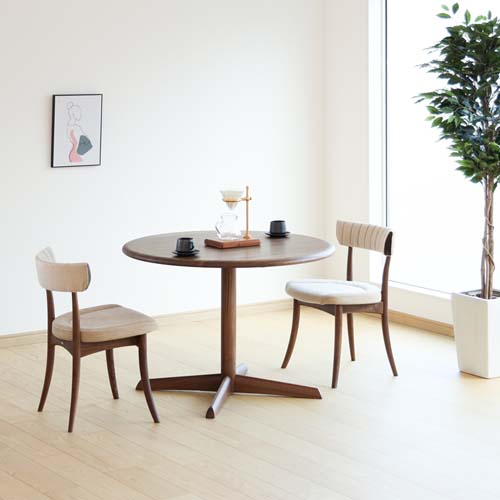 楽天市場】飛騨家具 HIDA 飛騨産業 Jin Dining 侭ダイニング 丸形天板