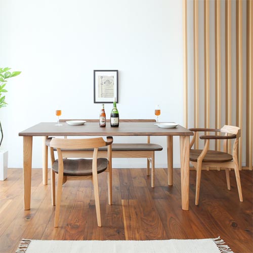 約33万飛騨 ibata イバタインテリア 木楽 オーク 無垢材 サイド