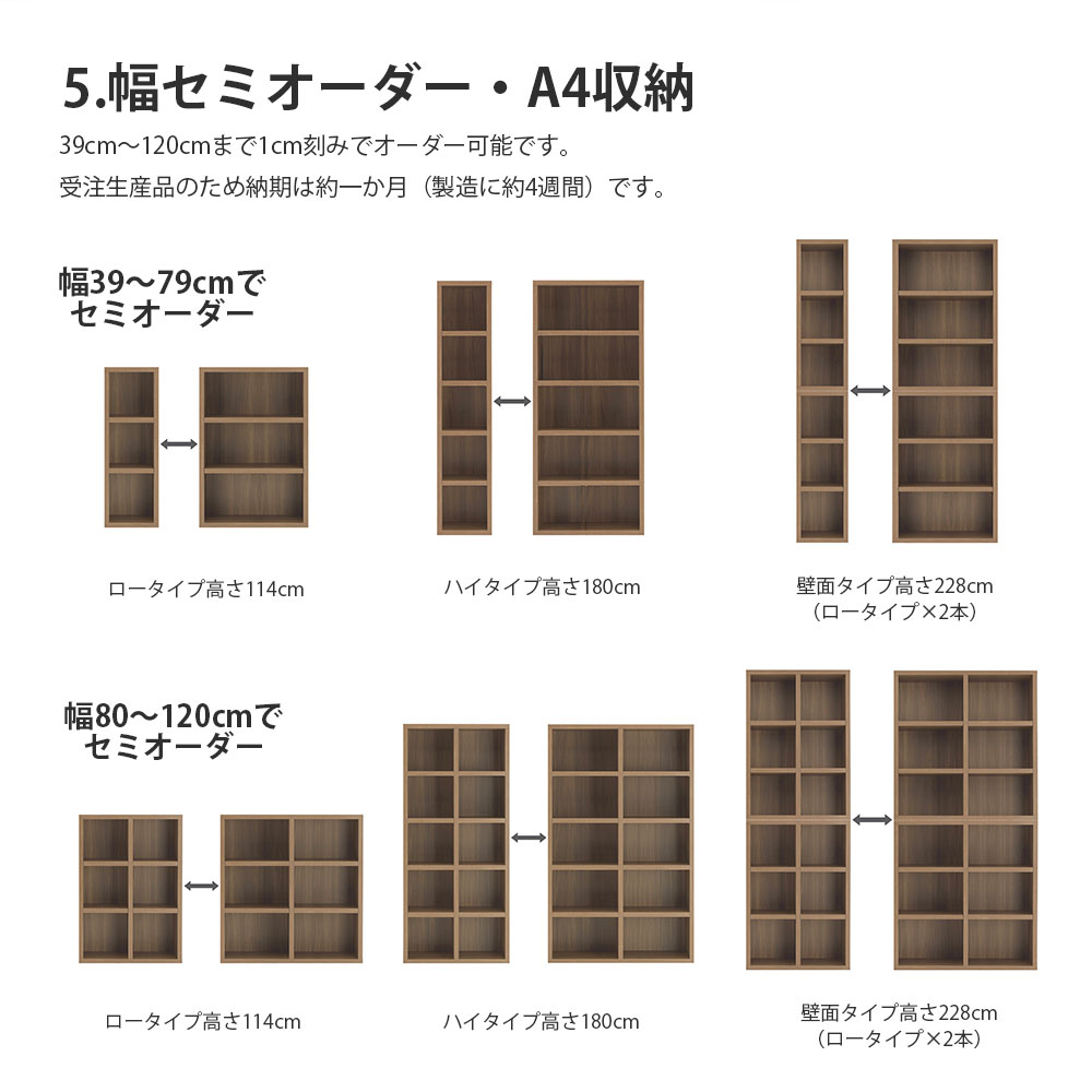 楽天市場】【2/20 2人に1人最大100％ポイントバック】本棚 大容量 ハイ