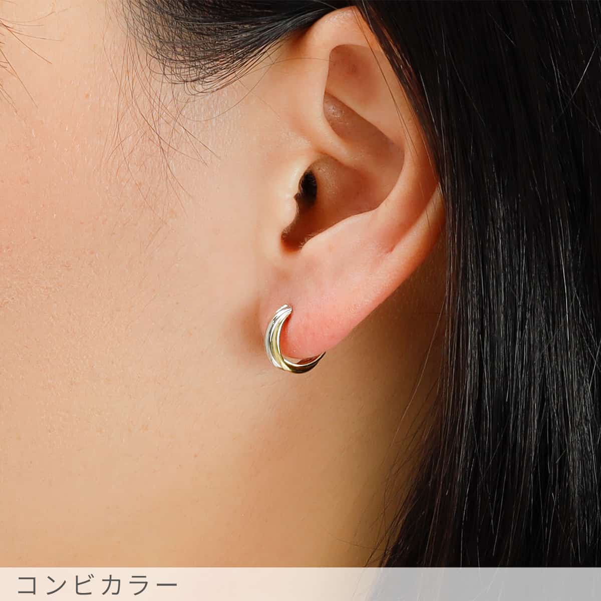 楽天市場】【即納可】 地金 ピアス トリニティ 18金 イエローゴールド