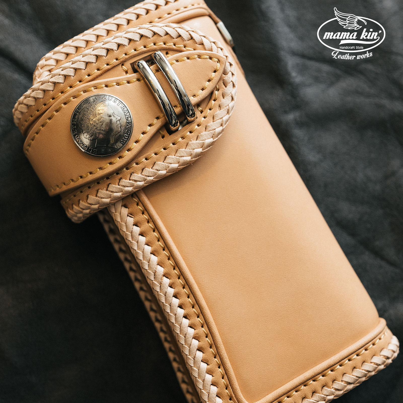 またたび】新古品 革サドル Slik またたび】新古品 革サドル Slik