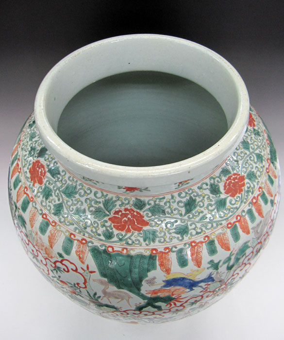 楽天市場】景徳鎮 嘉靖赤絵五彩動物文壺 高さ約46cm 中国 陶磁器 花瓶