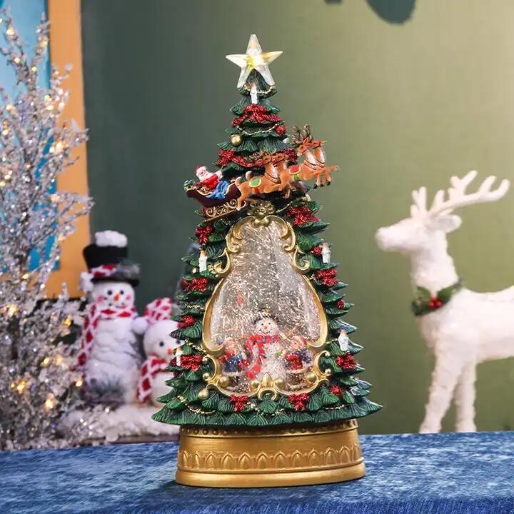 楽天市場】スノーイング クリスマスツリーデコレーションランタン 電子