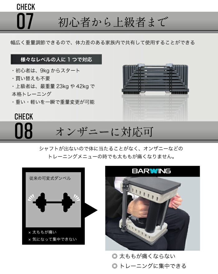 楽天市場】□2/23迄 最大2,000円OFF□ 可変式ダンベル 2個セット 23kg