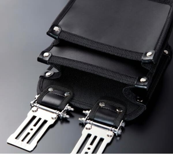 楽天市場】WORKERZ EXIT薄型腰袋2段Mサイズ（中）EXTUKB02MBK（238）腰