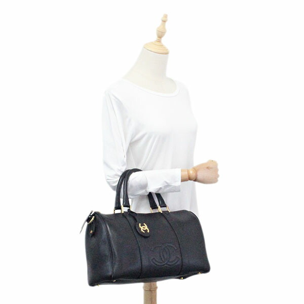 楽天市場】ヴィンテージ シャネル CHANEL ボストンバッグ キャビア