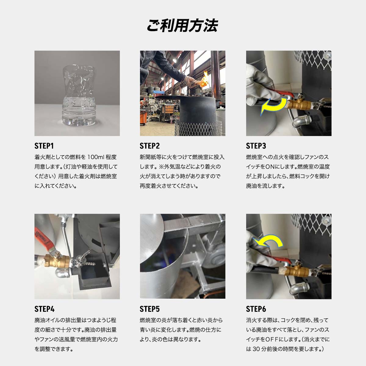 楽天市場】廃油ストーブ【サイクルバーン】L800FJ（ECO太郎 後継モデル