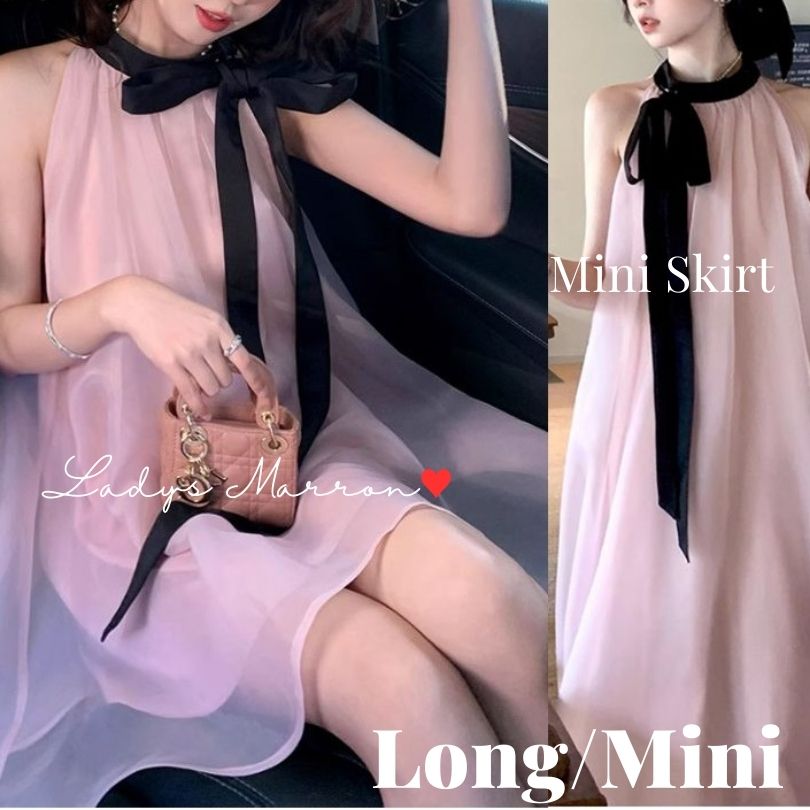 楽天市場】ミニワンピース 韓国 ミニドレス ピンクミニワンピース