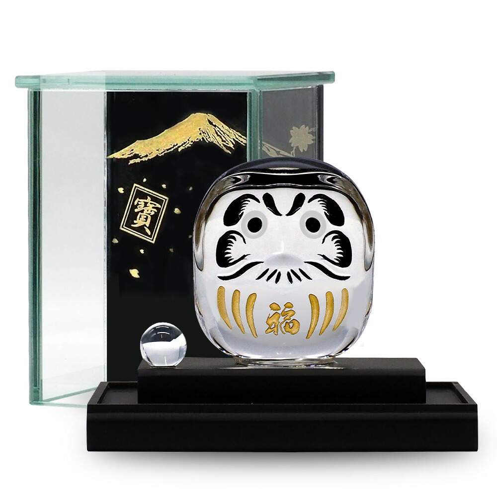 楽天市場】日本製 七転八起 大開運 縁起物 水晶 福だるま 伝統工芸士