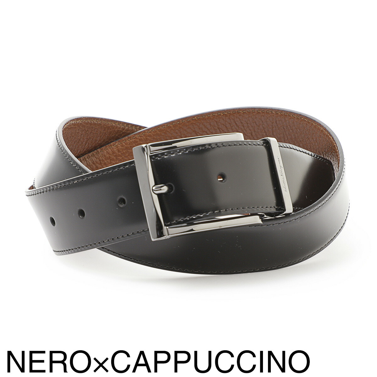 楽天市場】フェラガモ FERRAGAMO リバーシブルベルト メンズ 679497