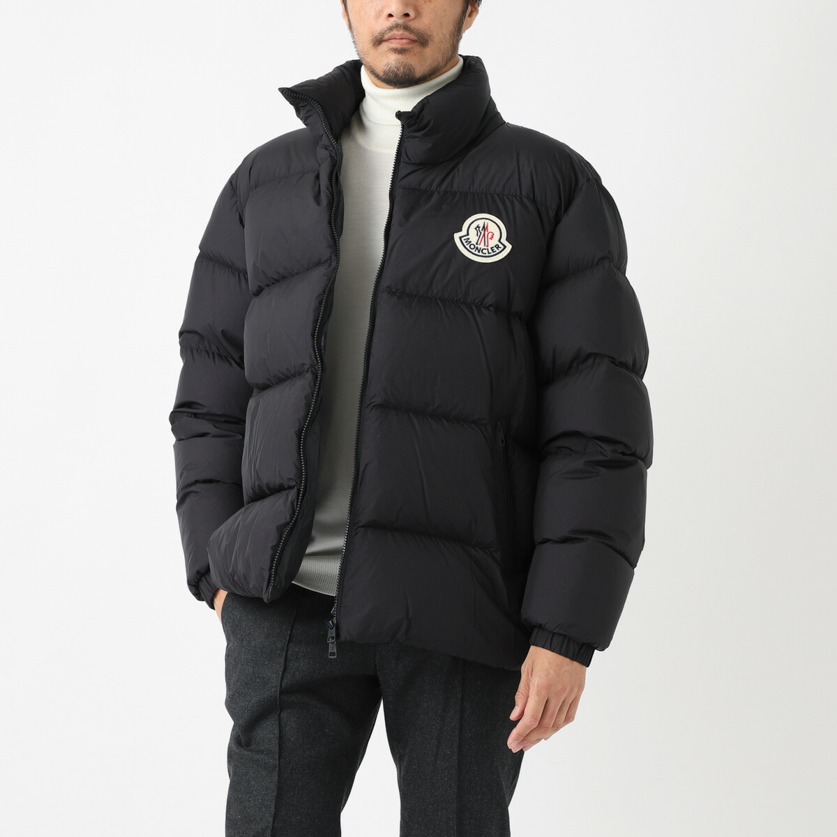 楽天市場】モンクレール MONCLER ダウンジャケット ブラック メンズ