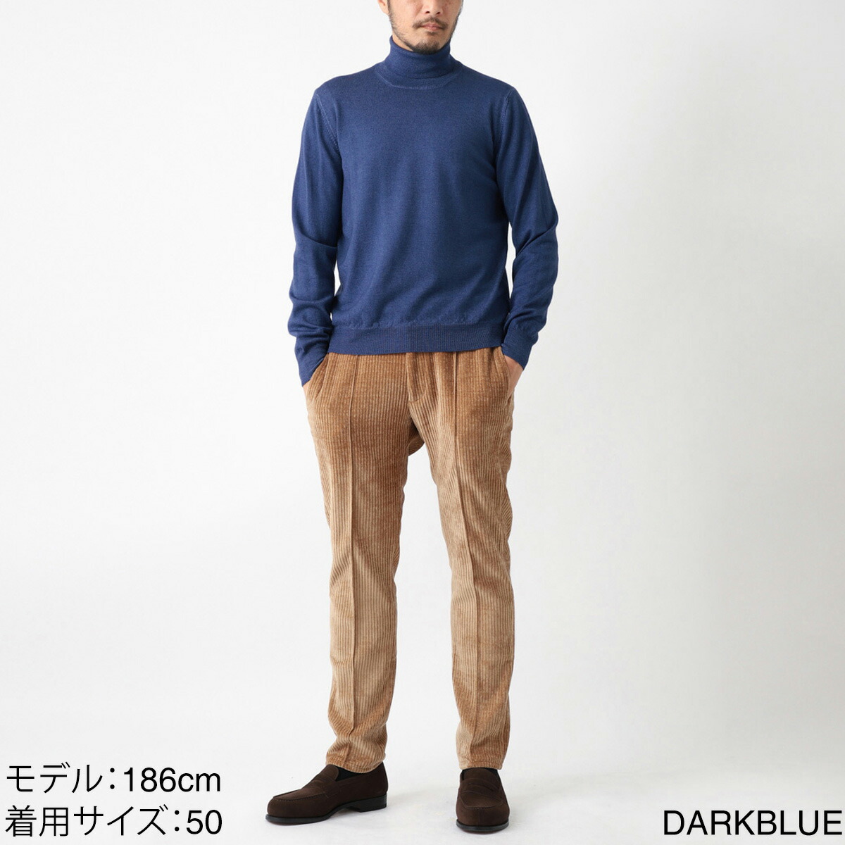 楽天市場】グランサッソ Gran Sasso タートルネックニット メンズ