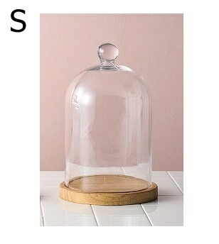 楽天市場】ガラスドーム S 置き物 置物 オブジェ ガラスドーム