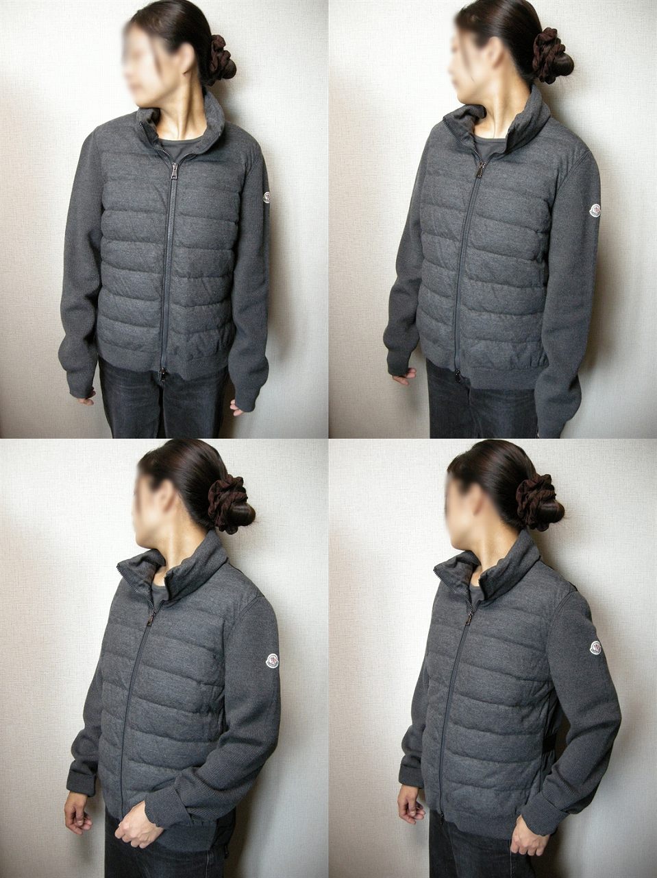 楽天市場】【MONCLER/モンクレール/フリルxニットxウールダウン