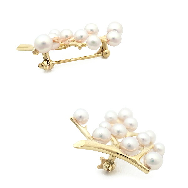 楽天市場】【緑屋質屋】ミキモト 幸福の木「Kofuku no ki」ブローチ PB