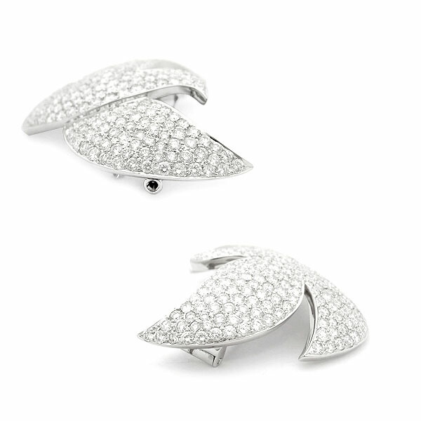 楽天市場】【緑屋質屋】カルティエ ダブ(鳩) モチーフ パヴェダイヤ