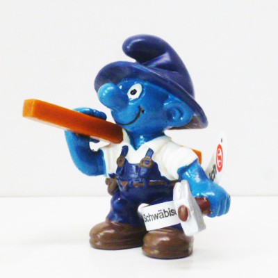 楽天市場】◎【 スマーフ smurf 】『 20471 大工さん スマーフ PVC